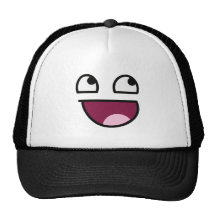 Awesome Lulz Smiley Face Trucker Hats