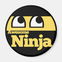 Awesome Ninja Refrigerator Magnets