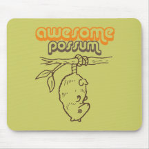 Awesome Possum Mouse Pad