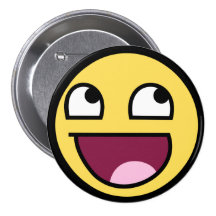 awesome smiley button