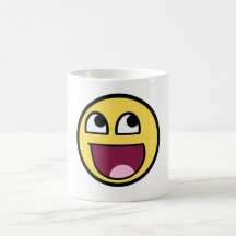 Awesome Smiley Internet Meme Coffee Mugs