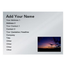 Awesome Sunset Business Card