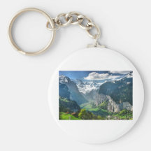 Awesome Switzerland Alps Key Chain