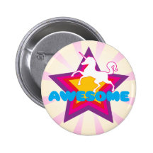 Awesome Unicorn Button