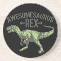 Awesomesaurus Rex Drink Coasters