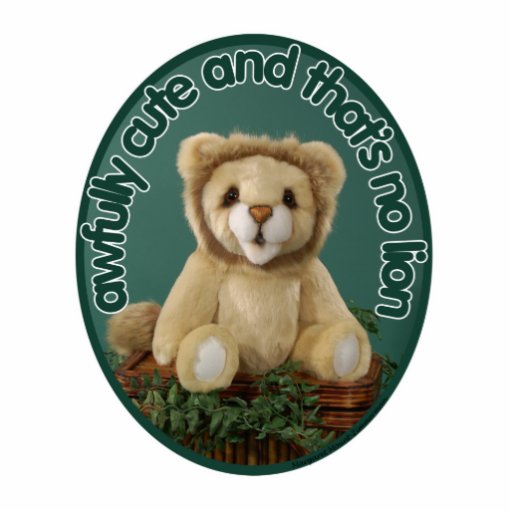Awfully Cute and That's No Lion Cut Outs