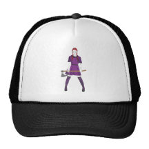 Axe Girl Mesh Hat