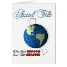 Axial tilt greeting card