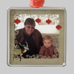 Axis Deer Christmas Photo Ornament ornaments