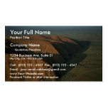 Ayers Rock at sunset, Australia Desert Business Card Template