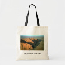 Ayers Rock at sunset, Australia Desert Canvas Bag