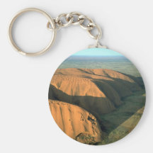 Ayers Rock at sunset, Australia Desert Key Chains