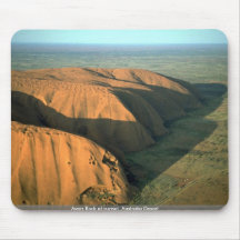 Ayers Rock at sunset, Australia Desert Mousepad