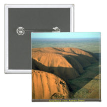 Ayers Rock at sunset, Australia Desert Pin