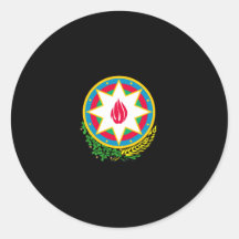 Azerbaijan Coat of Arms Sticker