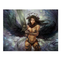 Azmodeus Dark Angel "Sunilda", Postcard