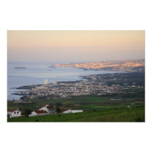 Azores at dawn photograph