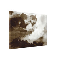 Azores (Furnas) hot springs canvas prints