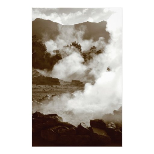 Azores (Furnas) hotsprings Stationery Design