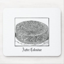 Aztec Calendar Mouse Pad