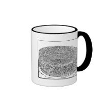 Aztec Calendar Ringer Mug