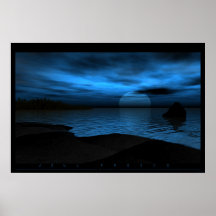 Azul Fresco Poster