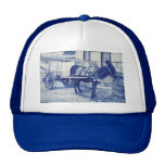Azulejo mural mesh hats