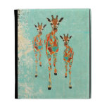 Azure & Amber Giraffes II Caseable Case iPad Cases