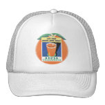 Azusa, California Orange Juice Poster Mesh Hat