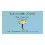 B009 BIZ Hrz  - Bistro Table Business Cards