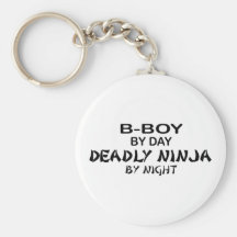B-Boy Deadly Ninja by Night Key Chain