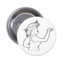 B Dancin' Pinback Buttons