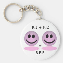 B.F.F Custom Keychain