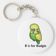 B is for Budgie Keychains