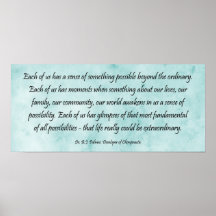 B J Palmer Extraordinary Life Chiropractic Posters