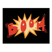 B O O M POST CARD