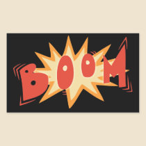 B O O M stickers