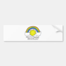 B.R.I.T.E. Preschool Bumper Sticker
