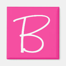 B REFRIGERATOR MAGNET