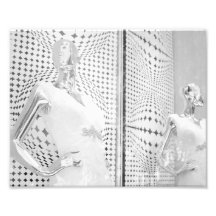 B&W Bride Photo Print