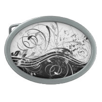 B&W grunge belt buckles