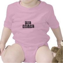 B&W Retro Stamp - The Bride Bodysuit