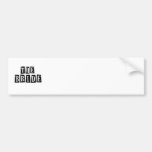 B&W Retro Stamp - The Bride Bumper Sticker