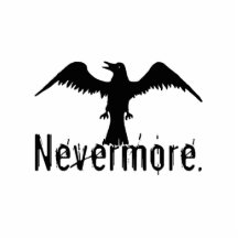 B&W Tribal Raven Nevermore Photo Sculpture