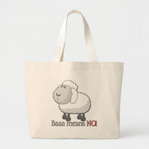 Baaa means NO! Bags
