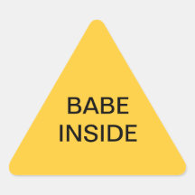 Babe bumper sticker