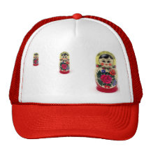babushka mesh hat