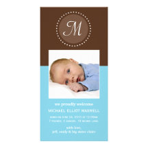 Baby Announcement Photo Card