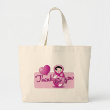 baby babushka thank you tote bags