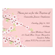 Baby Baptism Invitation